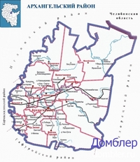 13.07.2013. Карта Архангельского района РБ