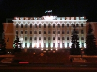 27.12.2012. Здание мэрии в Уфе