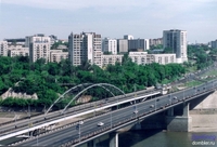 04.05.2013. Мост через реку Белая в Уфе