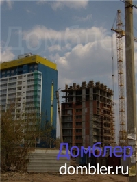 20.03.2013. Строительство в микрорайоне Глумилино в Уфе