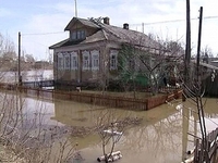 02.02.2013. Затопленный дом в республике Башкортостан