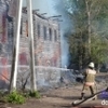 15.05.2013. Сгоревший барак на улице Пожарского в Уфе